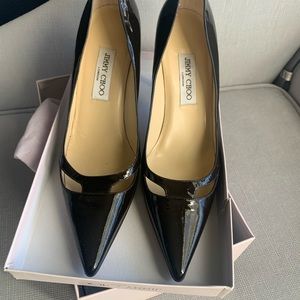 Coffee colored patent Jimmy Choo heels size 40